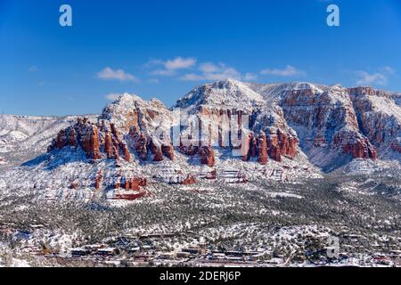 Winter in Sedona, Arizona, USA. Stockfoto