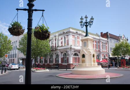 Wanganui, Neuseeland - 19. Oktober 2017: Watt Fountain auf der Victoria Avenue. Stockfoto