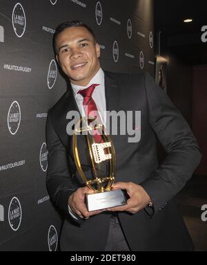 Cheslin Kolbe (Bester Top 14 Spieler) Teilnahme an der Rugby Night 2019, im Olympia Theater, am 25. November 2019, Paris, Frankreich. Foto von Loic Baratoux/ABACAPRESS.COM Stockfoto