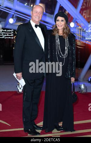 Bernard Danillon und Marisa Berenson bei der Noura's Dream Premiere im Rahmen des 18. Internationalen Filmfestivals von Marrakesch am 30. November 2019 in Marrakesch, Marokko. Foto von Aurore Marechal/ABACAPRESS.COM Stockfoto