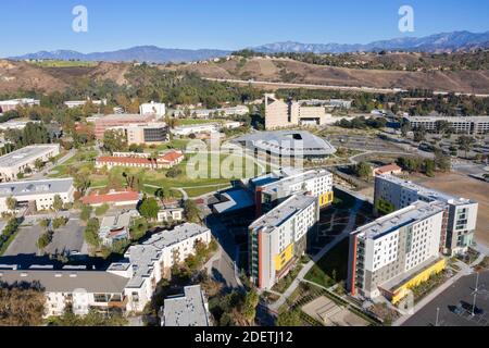 CAL Poly Pomona Campus (California Polytechnic University) Luftaufnahme Stockfoto