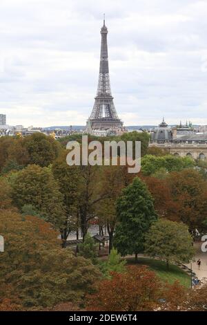 Wiedereröffnung des Hotel de Crillon Rooftop 'Bonsoir Paris' nach monatelanger Schließung wegen Covid-19 Pandemie in Paris, am 24. August 2020 Frankreich. Foto von Jerome Domine/ABACAPRESS.COM Stockfoto