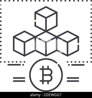 Mine Warenkorb Symbol, lineare isolierte Illustration, dünne Linie Vektor, Web-Design-Zeichen, Kontur Konzept Symbol mit editierbaren Strich auf weißem Hintergrund. Stock Vektor