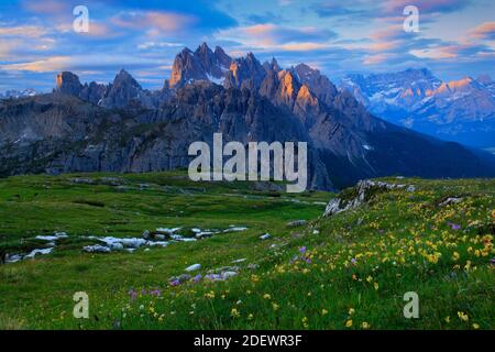 Geographie / Reisen, Italien, Südtirol, Cadini di Misurina, Dolomiten, Südtirol, Italien, Additional-Rights-Clearance-Info-not-available Stockfoto