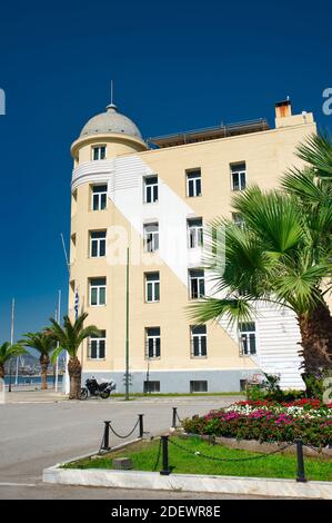 Volos, Griechenland, absolutes Touristenziel, Park, Promenade, Meer, Landschaft, Sommer, Meer. Stockfoto