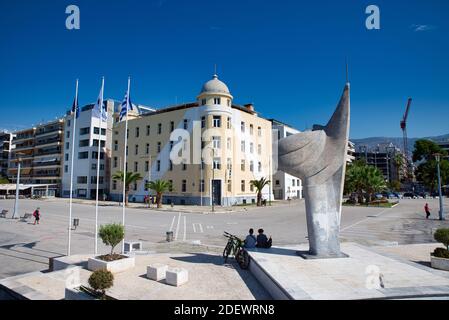 Volos, Griechenland, absolutes Touristenziel, Park, Promenade, Meer, Landschaft, Sommer, Meer. Stockfoto