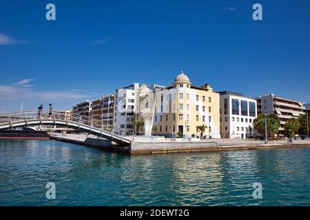 Volos, Griechenland, absolutes Touristenziel, Park, Promenade, Meer, Landschaft, Sommer, Meer. Stockfoto