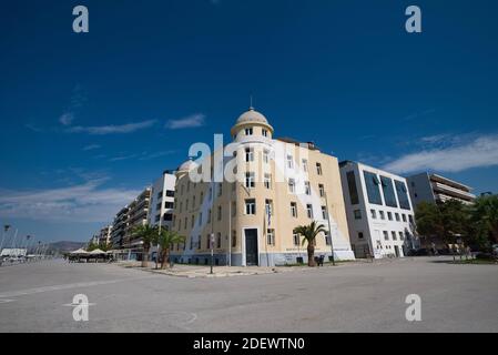 Volos, Griechenland, absolutes Touristenziel, Park, Promenade, Meer, Landschaft, Sommer, Meer. Stockfoto