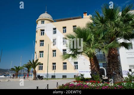 Volos, Griechenland, absolutes Touristenziel, Park, Promenade, Meer, Landschaft, Sommer, Meer. Stockfoto