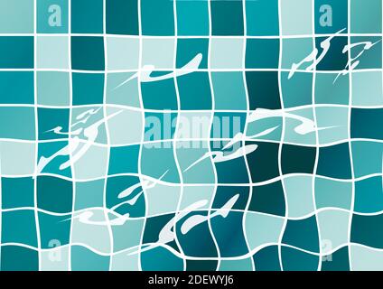 Vektor Schwimmbad Hintergrund Stock Vektor