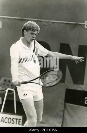 Der deutsche Tennisspieler Eric Jelen, Roland Garros, Frankreich 1986 Stockfoto