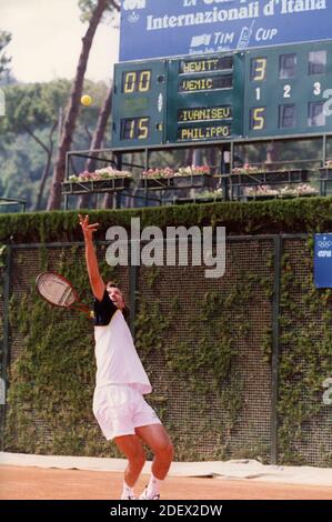 Kroatischer Tennisspieler Goran Ivanisevic, 1990er Jahre Stockfoto