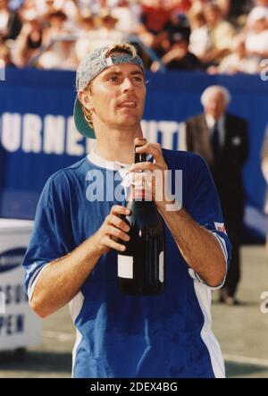 Der spanische Tennisspieler Felix Mantilla, 1990 Stockfoto
