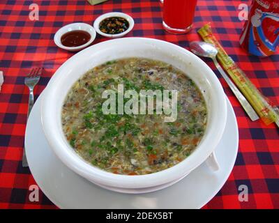 Die Nationalsuppe, Ava, Myanmar Stockfoto