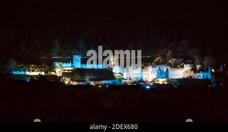 Gwrych Castle Einrichtung Zyklon für ich bin ein Promi-Prozess Kredit Ian Fairbrother/Alamy Stock Fotos Stockfoto