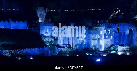 Gwrych Castle Einrichtung Zyklon für ich bin ein Promi-Prozess Kredit Ian Fairbrother/Alamy Stock Fotos Stockfoto