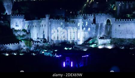Gwrych Castle Einrichtung Zyklon für ich bin ein Promi-Prozess Kredit Ian Fairbrother/Alamy Stock Fotos Stockfoto