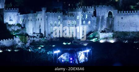 Gwrych Castle Einrichtung Zyklon für ich bin ein Promi-Prozess Kredit Ian Fairbrother/Alamy Stock Fotos Stockfoto