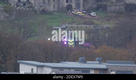 Gwrych Castle Einrichtung Zyklon für ich bin ein Promi-Prozess Kredit Ian Fairbrother/Alamy Stock Fotos Stockfoto