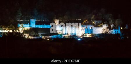 Gwrych Castle Einrichtung Zyklon für ich bin ein Promi-Prozess Kredit Ian Fairbrother/Alamy Stock Fotos Stockfoto