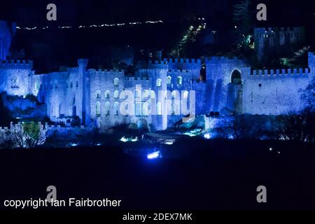 Gwrych Castle Einrichtung Zyklon für ich bin ein Promi-Prozess Kredit Ian Fairbrother/Alamy Stock Fotos Stockfoto