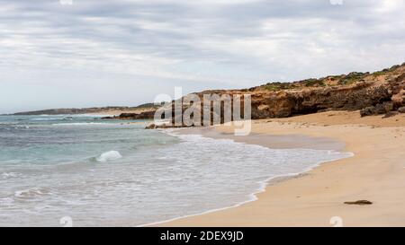 Der ikonische Surfstrand am Stony Point in Robe South Australia am 11. November 2020 Stockfoto