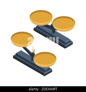 Schuppen mit Schüsseln Stock Vektor