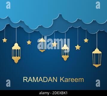 Alles Gute Für Ramadan Kareem Days Stock Vektor