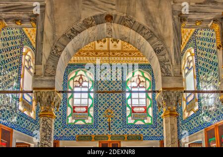 Topkapi Palace, Istanbul, HDR Bild Stockfoto