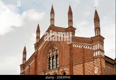 Die Kirche von San Francesco von Assisi in Pavia, Lombardei, Italien Stockfoto