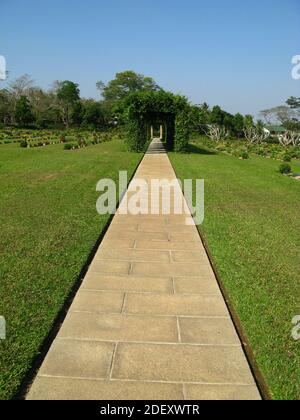 Der Taukkyan Friedhof in Bago Stadt, Myanmar Stockfoto