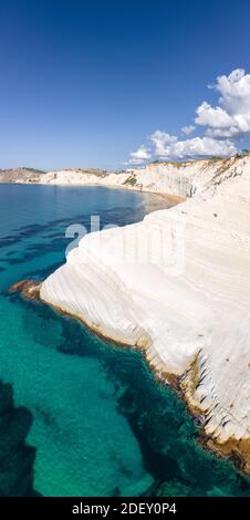 Sicilia Scala dei Turchi Stair der Türken weiße Küste, Sizilien Italien Stockfoto