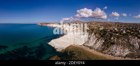 Sicilia Scala dei Turchi Stair der Türken weiße Küste, Sizilien Italien Stockfoto