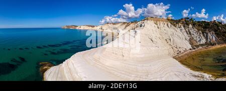 Sicilia Scala dei Turchi Stair der Türken weiße Küste, Sizilien Italien Stockfoto