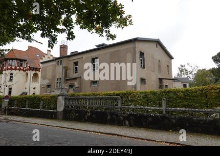 Gedenk- und Begegnungsstätte Leistikowstraße, Potsdam, Brandenburg, Deutschland Stockfoto