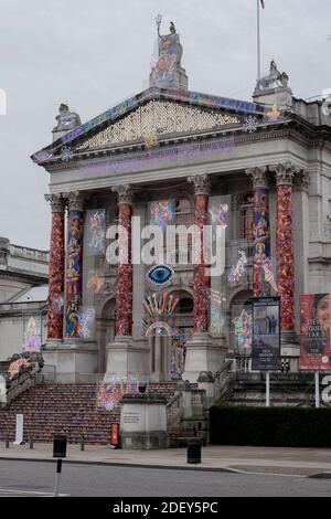 London, England - 02-12-2020. Erinnern an EINE tapfere neue Welt. Eine Tate Britain 2020 winterkommission von Chila Kumari Singh Burman. (Foto von Sam Mellish Stockfoto