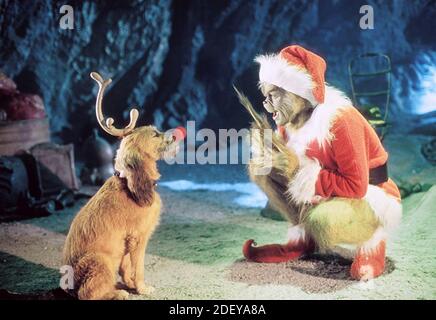 WIE DER GRINCH WEIHNACHTEN Stahl 2000 Universal Pictures Film mit Jim Carey Stockfoto