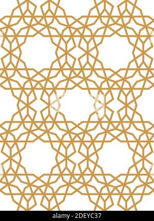 Traditionelles Islamisches Muster. Laserschneiden. Innenverkleidungen. Vektorgrafik Stock Vektor