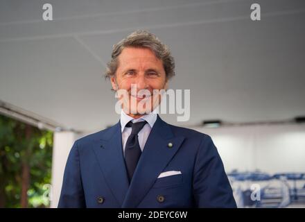 06/19/2019 Turin (Italien) Stephan Winkelmann, Präsident von Bugatti und Lamborghini, bei der Eröffnung des Turiner Automobilsalons Stockfoto