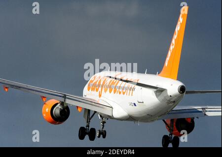 Liverpool John Lennon Airport, Ryanair, easyJet Stockfoto