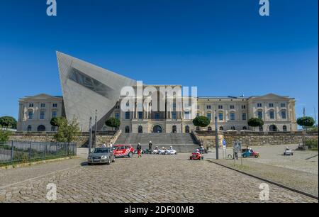 Militärhistorisches Museum der Bundeswehr, Olbrichtplatz, Dresden, Sachsen, Deutschland Stockfoto