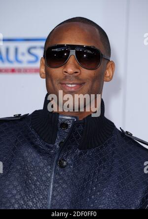 Kobe Bryant stirbt im Hubschrauber-Crash ---- Kobe Bryant kommt beim NBA All-Star Game 2011 an, das im Staples Center in der Innenstadt von Los Angeles am 20. Februar 2011 stattfindet. Foto von Lionel Hahn/AbacaUsa.com Stockfoto