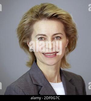 URSULA von der LEYEN deutsche Politikerin und Präsidentin der Europäischen Kommission 2019, phito vom 2010 Stockfoto