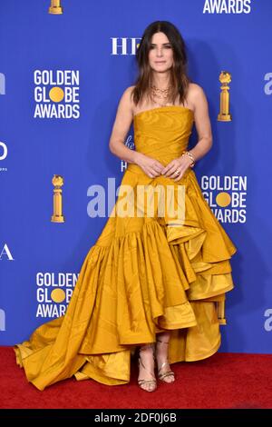 Sandra Bullock posiert im Pressesaal der 77. Annual Golden Globes Awards im Beverly Hilton Hotel am 05. Januar 2020 in Beverly Hills, Kalifornien. Foto von Lionel Hahn/ABACAPRESS.COM Stockfoto