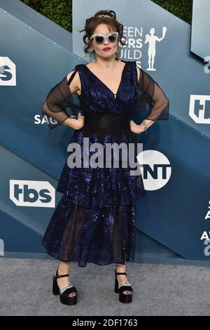 Helena Bonham Carter nimmt am 19. Januar 2020 an den 26. Annual Screen Actors Guild Awards im Shrine Auditorium in Los Angeles, CA, USA Teil. Foto von Lionel Hahn/ABACAPRESS.COM Stockfoto