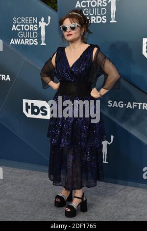 Helena Bonham Carter nimmt am 19. Januar 2020 an den 26. Annual Screen Actors Guild Awards im Shrine Auditorium in Los Angeles, CA, USA Teil. Foto von Lionel Hahn/ABACAPRESS.COM Stockfoto