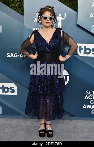 Helena Bonham Carter nimmt am 19. Januar 2020 an den 26. Annual Screen Actors Guild Awards im Shrine Auditorium in Los Angeles, CA, USA Teil. Foto von Lionel Hahn/ABACAPRESS.COM Stockfoto