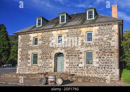 Der Stein-Shop, Kerikeri Missionsstation, Kerikeri, Region Northland, Nordinsel, Neuseeland Stockfoto