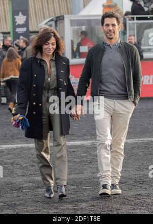 Tomer SISLEY und seine Frau Sandra beim Grand Prix d'Amerique Pferderennen am 2. Januar§, 2020 im Vincennes Hippodrome bei Paris, Frankreich. Foto von Loic BARATOUX/ABACAPRESS.COM Stockfoto