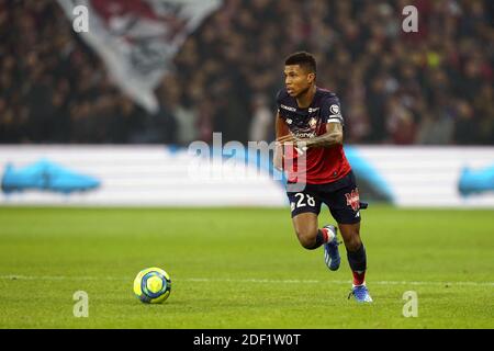 Reinildo von Lille während des Ligue 1-Spiels zwischen Lille OSC und Paris Saint-Germain (PSG) im Stade Pierre Mauroy am 26. Januar 2020 in Lille, Frankreich. Foto Sylvain Lefevre /ABACAPRESS.COM Stockfoto